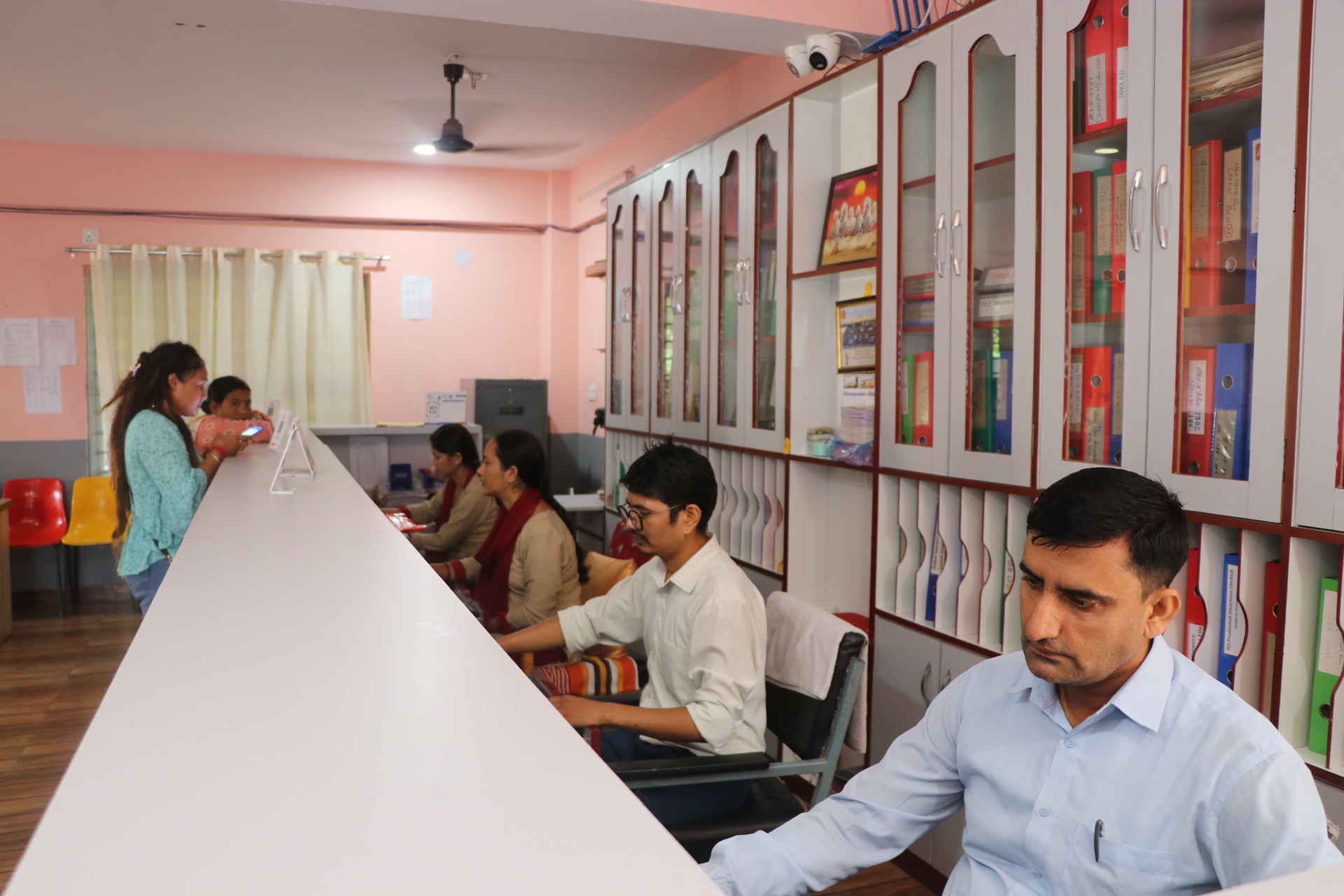 Administrative office and document management area