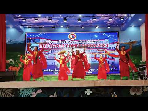 Class 12B Teej Dance 2083