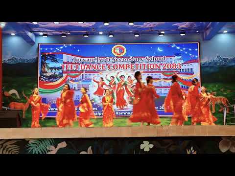Class 10B Teej Dance 2083