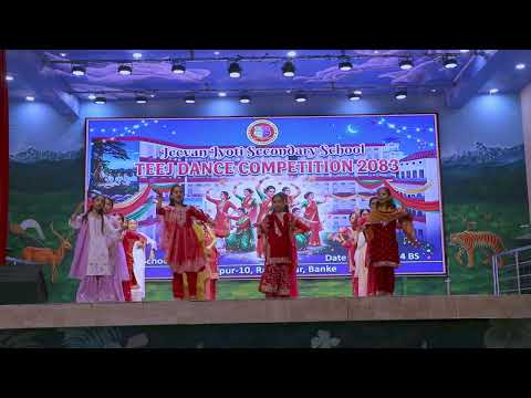 Class 5C Teej Dance 2083