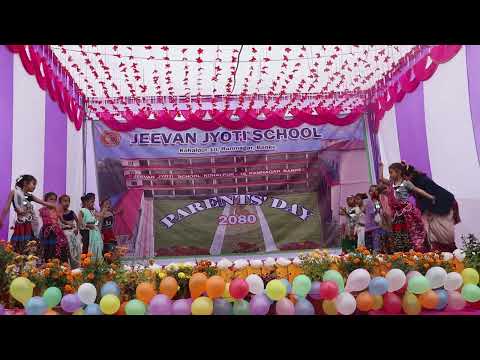 Tharu mix Dance of class -  LKG D (Parent's Day 2080)