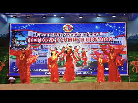 Class 9C Teej Dance 2083